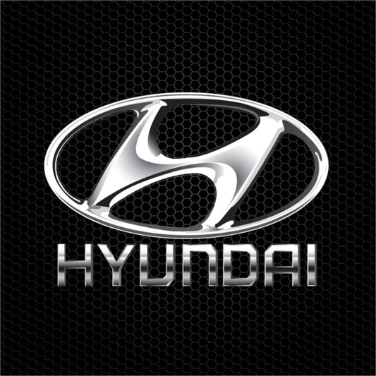 POSTER  Polycarbone 15mm 40x40cm LOGO HYUNDAI