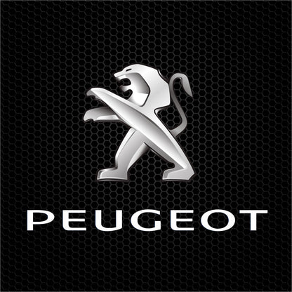 POSTER  Polycarbone 15mm 40x40cm LOGO PEUGEOT