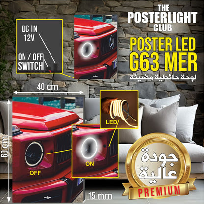 POSTER LUMINEUX G63