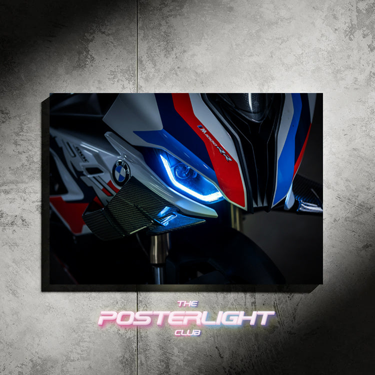 POSTER LUMINEUX BMW S1000RR